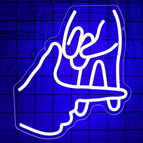 Miniatura 18 de Letrero de neón arcade para decoración de pared, letrero LED luminoso para sala de juegos, luces de neón para gaming para dormitorio de niños, cueva