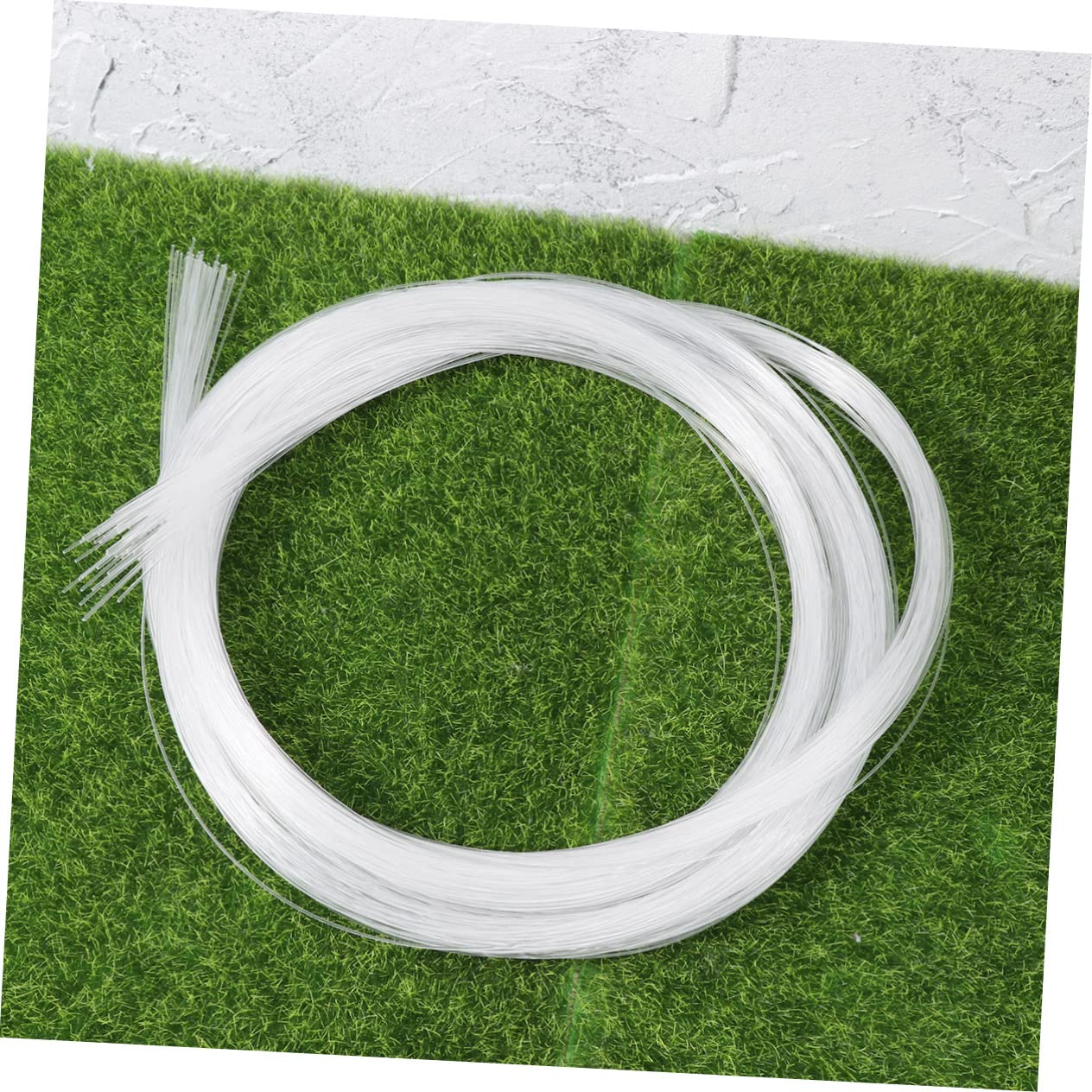 Uonlytech 3sets 3m Led Fiber Optic Light Curtain Fiber Optic Decorations for Party Centerpieces 50pcs*3