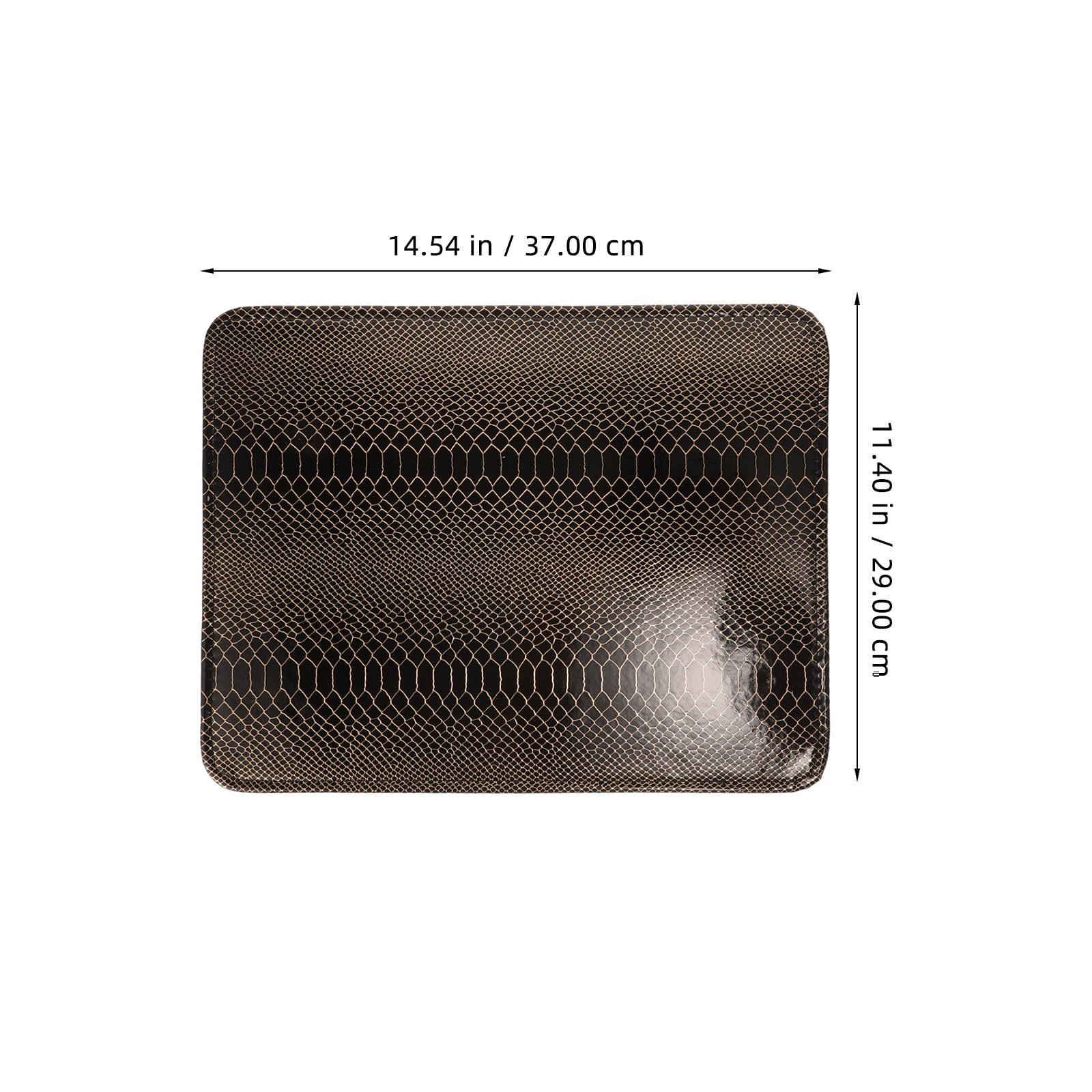Gatuida Reposamanos para Uñas con Diseño de Textura de Serpiente, Almohada de Manicura Antideslizante y Cómoda para Uso Profesional en Salón