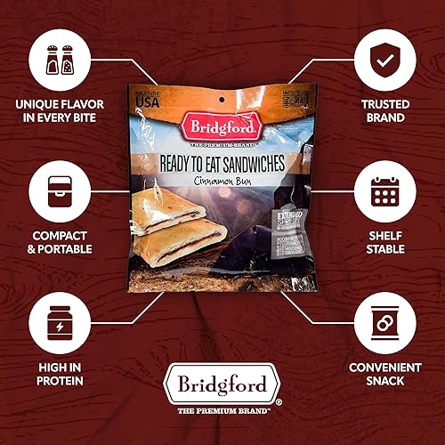 Vista 20 de Bridgford Tostada francesa rellena – Snack de desayuno estable – Paquete de 3 – Alimento nutritivo de supervivencia para camping, suministro