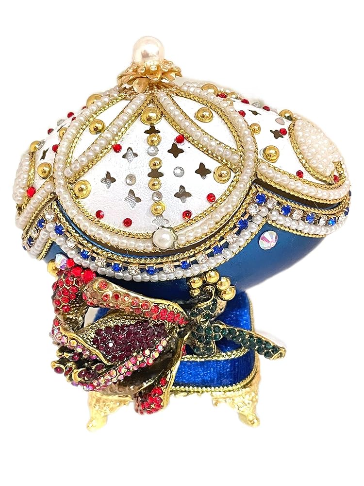 【入手困難】FABERGE ファベルジェ オルゴール ジュエリーボックス Amazon.co.jp: 限定版 ファベルジェエッグ オルゴール 小物入れ