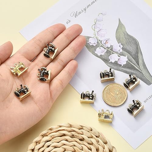 Vista 21 de LiQunSweet 80 unidades de 4 estilos de dientes saludables para cepillo de dientes, dientes esmaltados, mini dijes para hacer joyas, accesorios