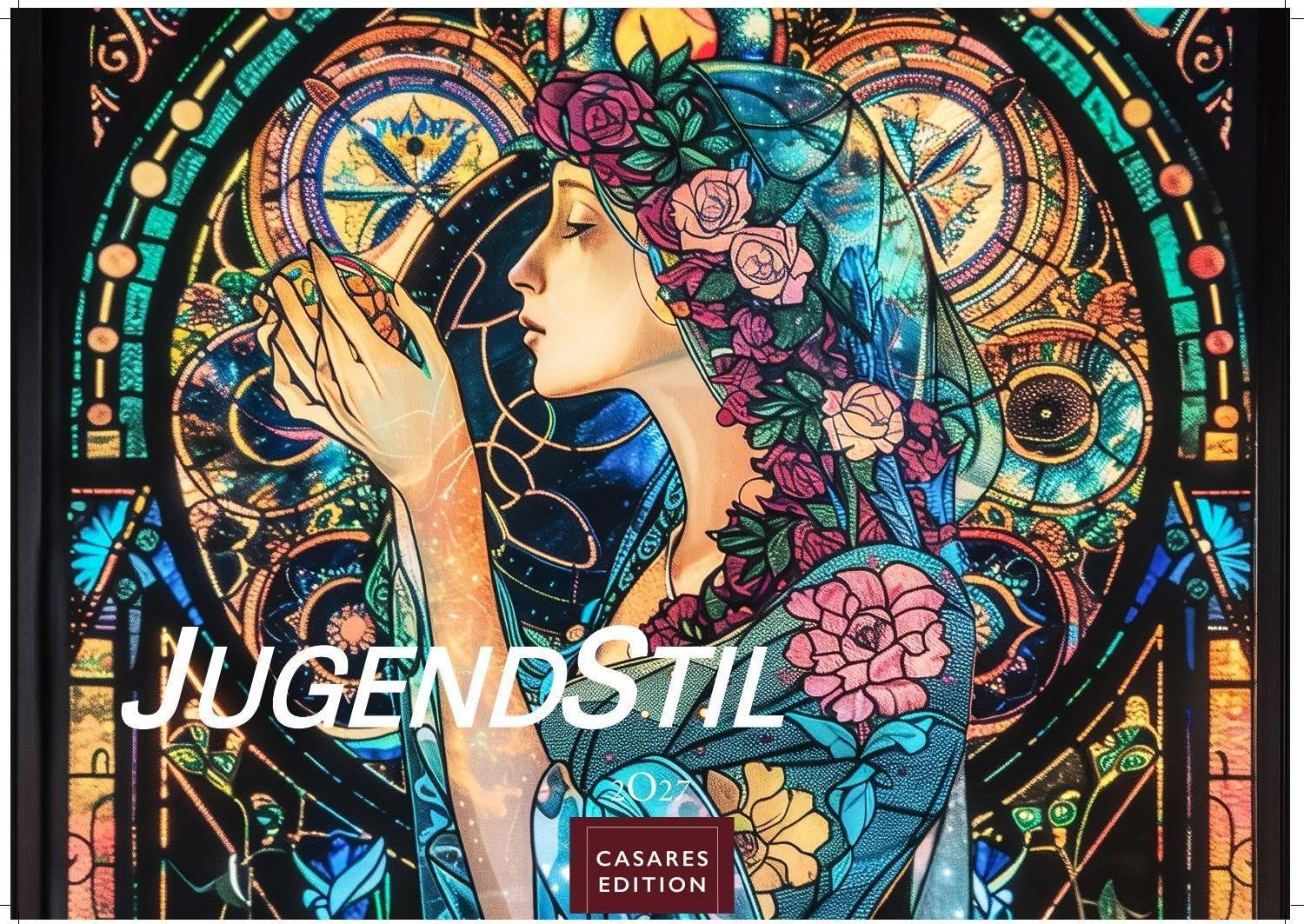 Jugendstil Kalender 2027 - Wandkalender | Fotokalender Kunst 35x50cm Großformat - Stilvolle künstlerische Motiven im Jugendstil für das ganze Jahr.
