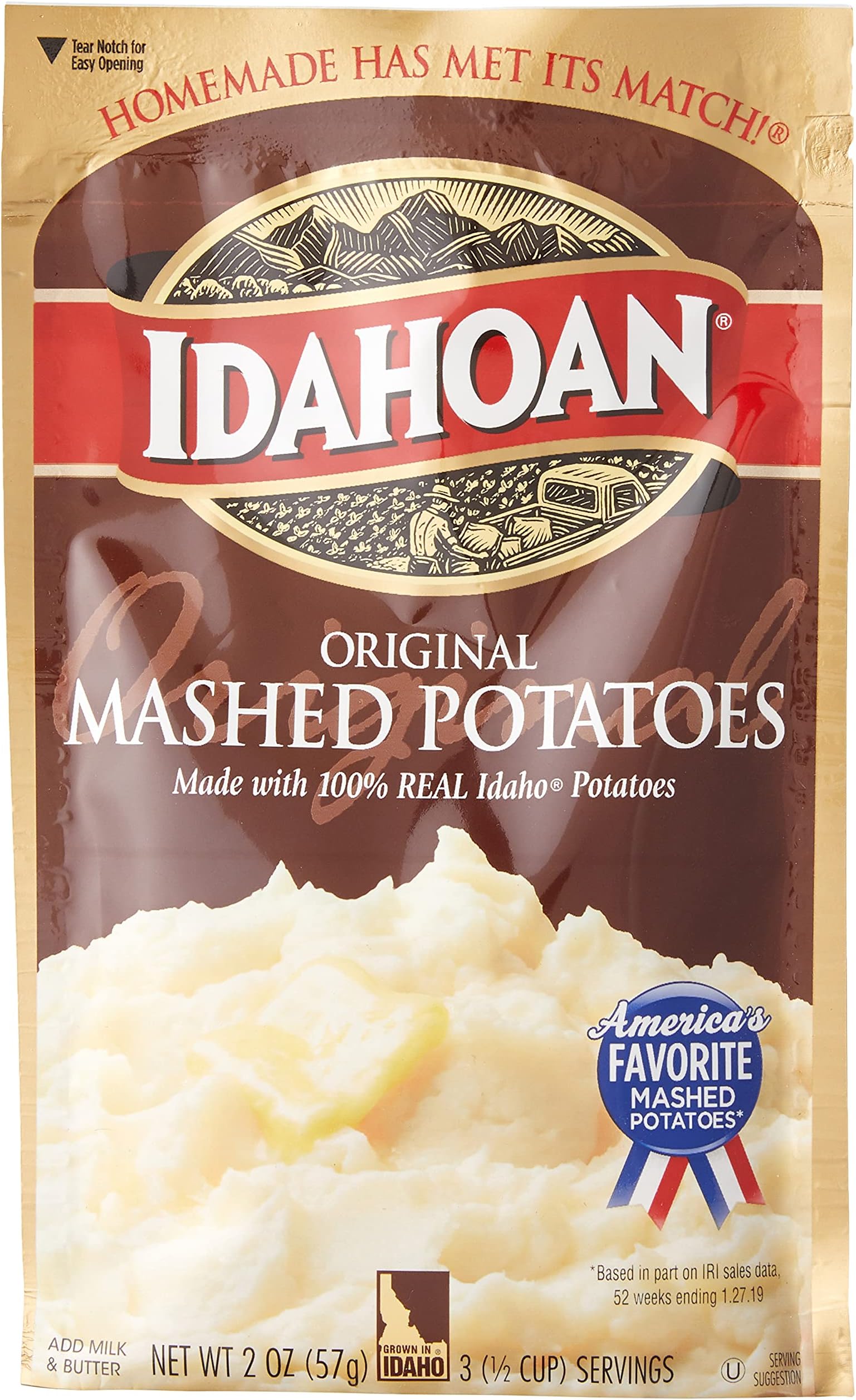 Idahoan Flake Original Mashed Potatoes, 2 oz