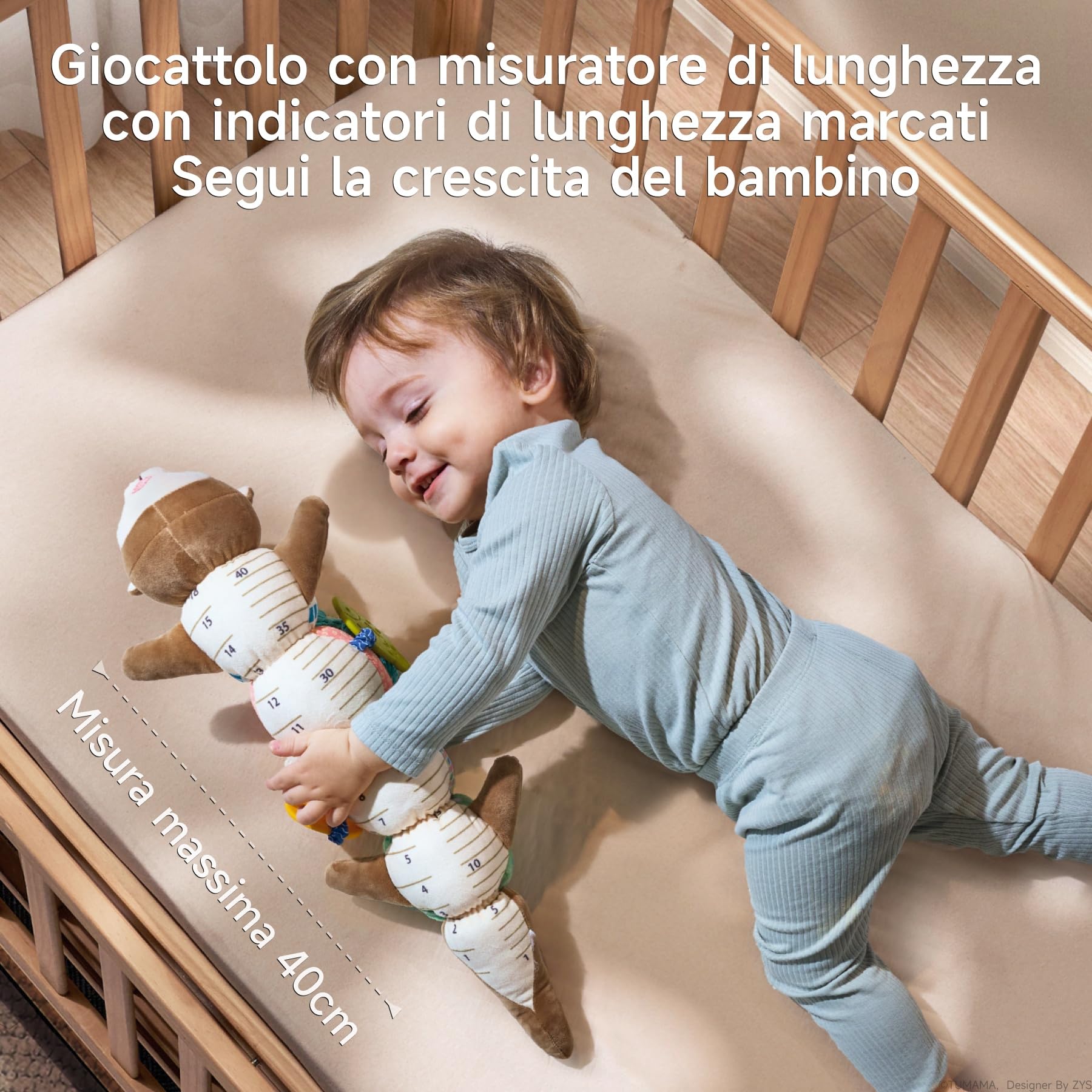 TUMAMA Kids Giocattolo Sensoriale A Forma di Lontra 0-12 Mesi, Giochi Tummy Time Neonato, Peluche con Suoni E Rumore di Carta, Peluche Giocattolo Giochi Bambini Regalo Neonato 0 3 6 9 Mesi