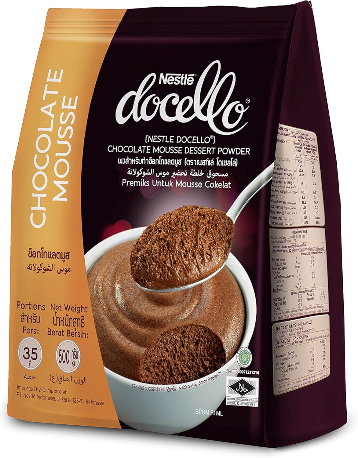 Nestle Docello Chocolate Mousse, 500 gm Buy Online at Best Price in