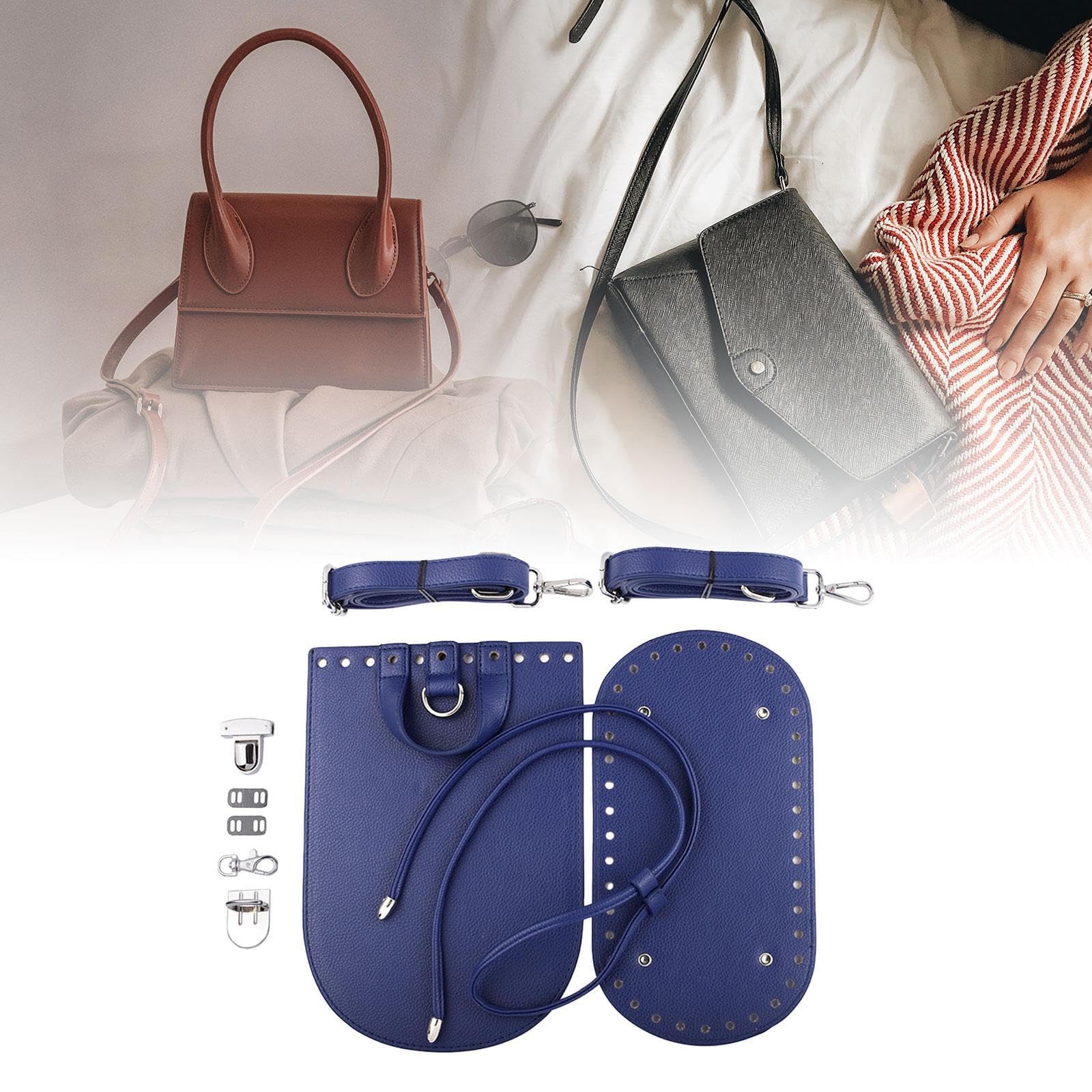 Set 3 Etichette Bagaglio Be Kind In Pelle PU Con Anello Acciaio – Copertura Privacy, Fiore Floreale - 4
