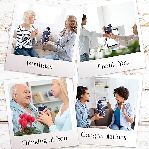 Miniatura 7 de Juego de regalo para amantes del té y el café, incluye taza de retención de temperatura, 3 muestras de café molido tostado fresco, 6 bolsas de té de