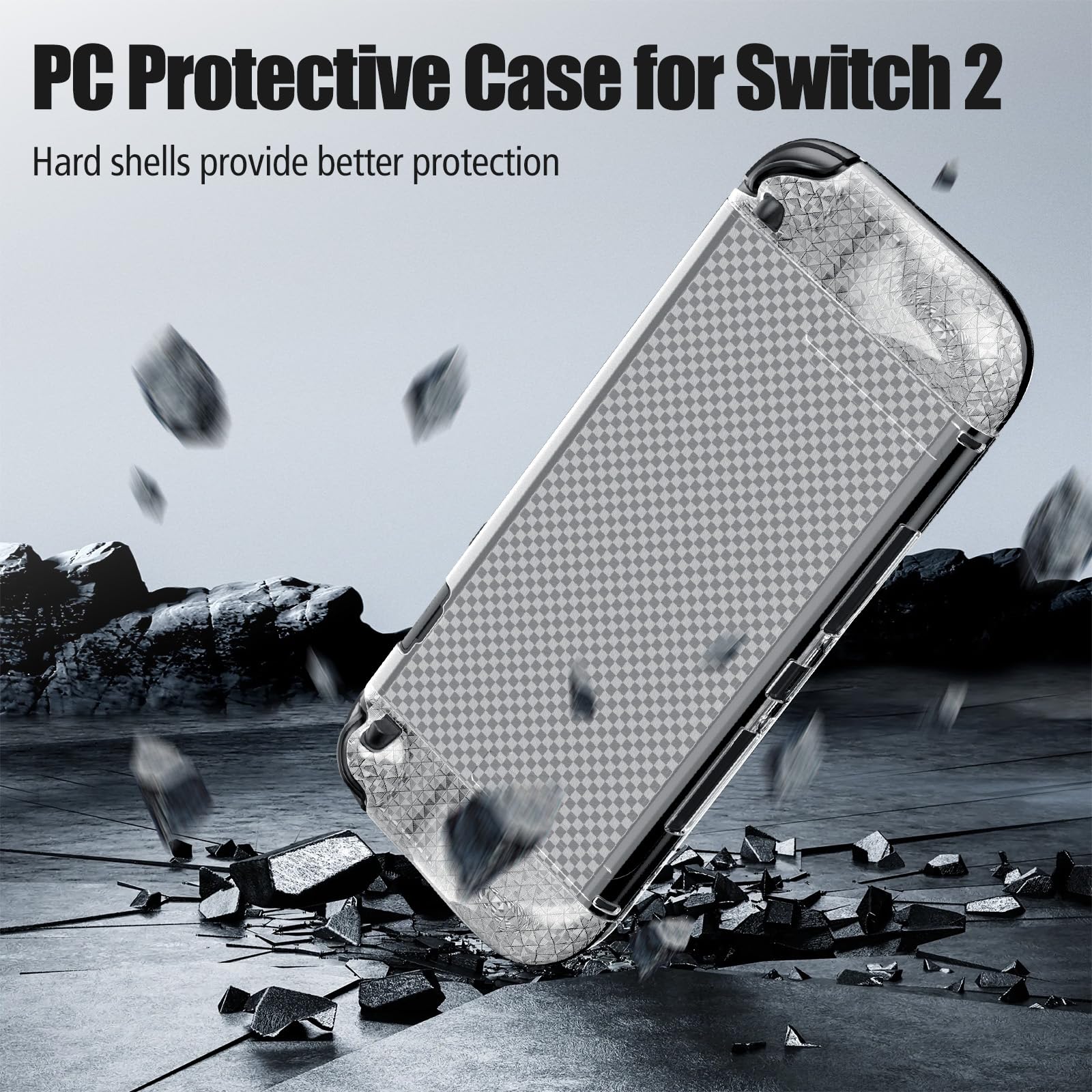 HEYSTOP [30 pezzi] Custodia per Nintendo Switch 2 Kit di Accessori Custodia da Viaggio Switch 2, Switch 2 Dockable Cover Protettiva con Protezione Dello Schermo Switch 2 per Console Nintendo Switch 2