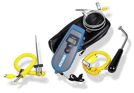 ECONO TEMP KIT Thermometer Temperature Meter W/32311-K, 50012-K, 50306-K, 50335-K + SOFT CASE 93013-K