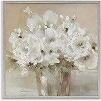 Vista 15 de Stupell Industries Ramo de flores de aster floreciente, pintura de ramo morado suave, arte de pared enmarcado, diseño de Carol Robinson