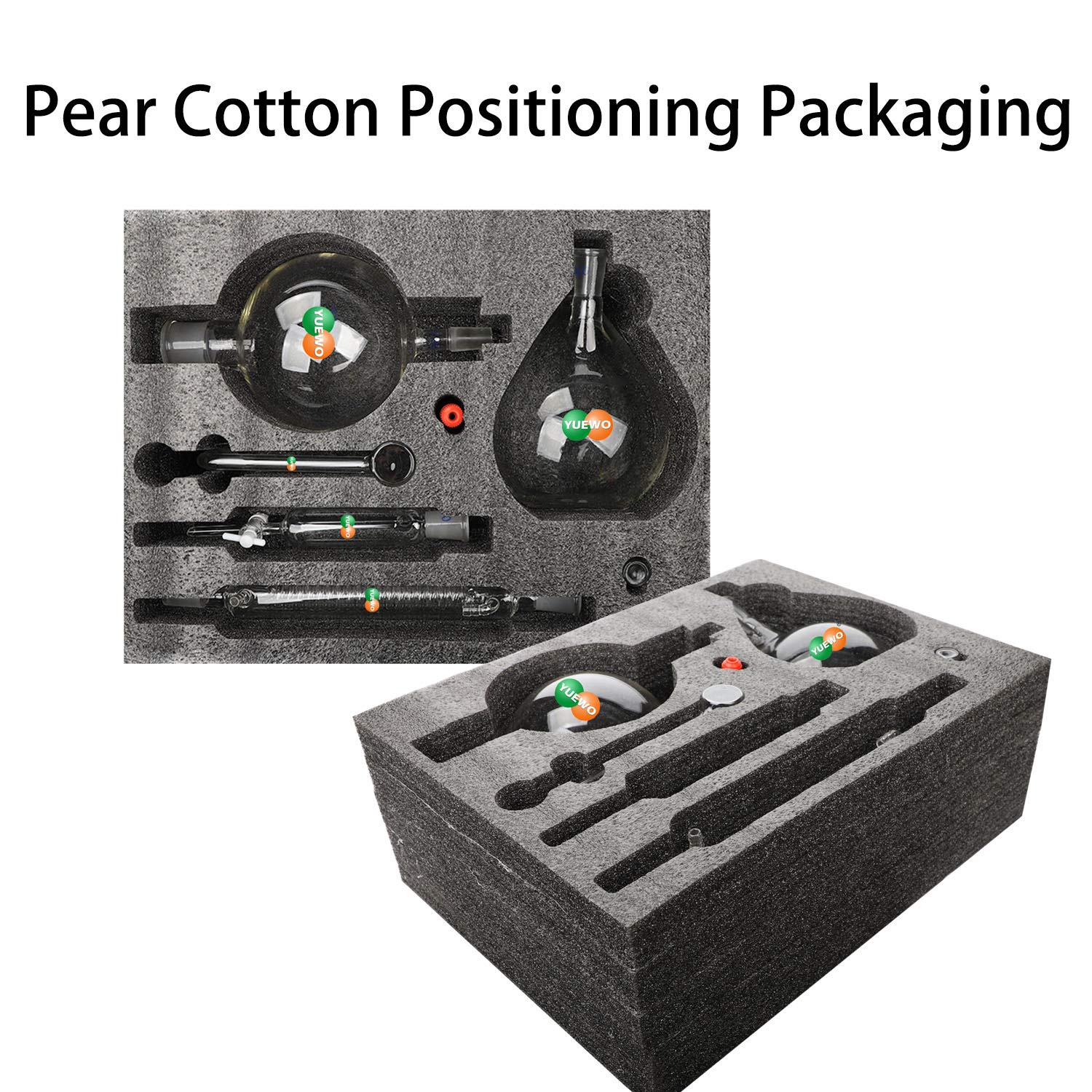 Kit De Destilación De Aceite Esencial De Laboratorio Purificador De Destilador De Agua DIY Conjunto De Productos Químicos Esenciales para El Hogar con Estufa Caliente