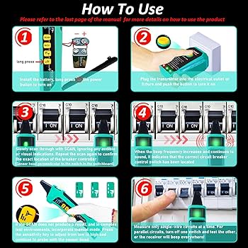 Xin Tester AC Digital Circuit Breaker Tracer with Adaptor