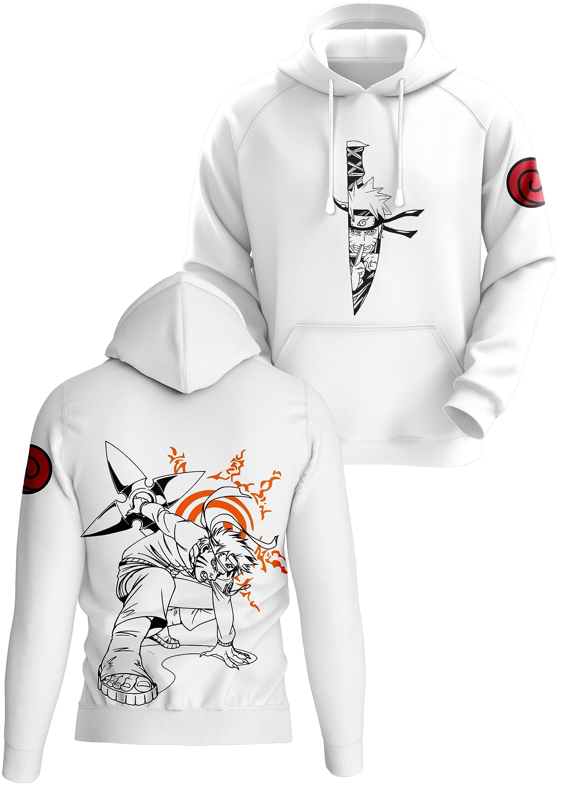 crazymonk Strongest Shinobi Naruto Anime Hoodie