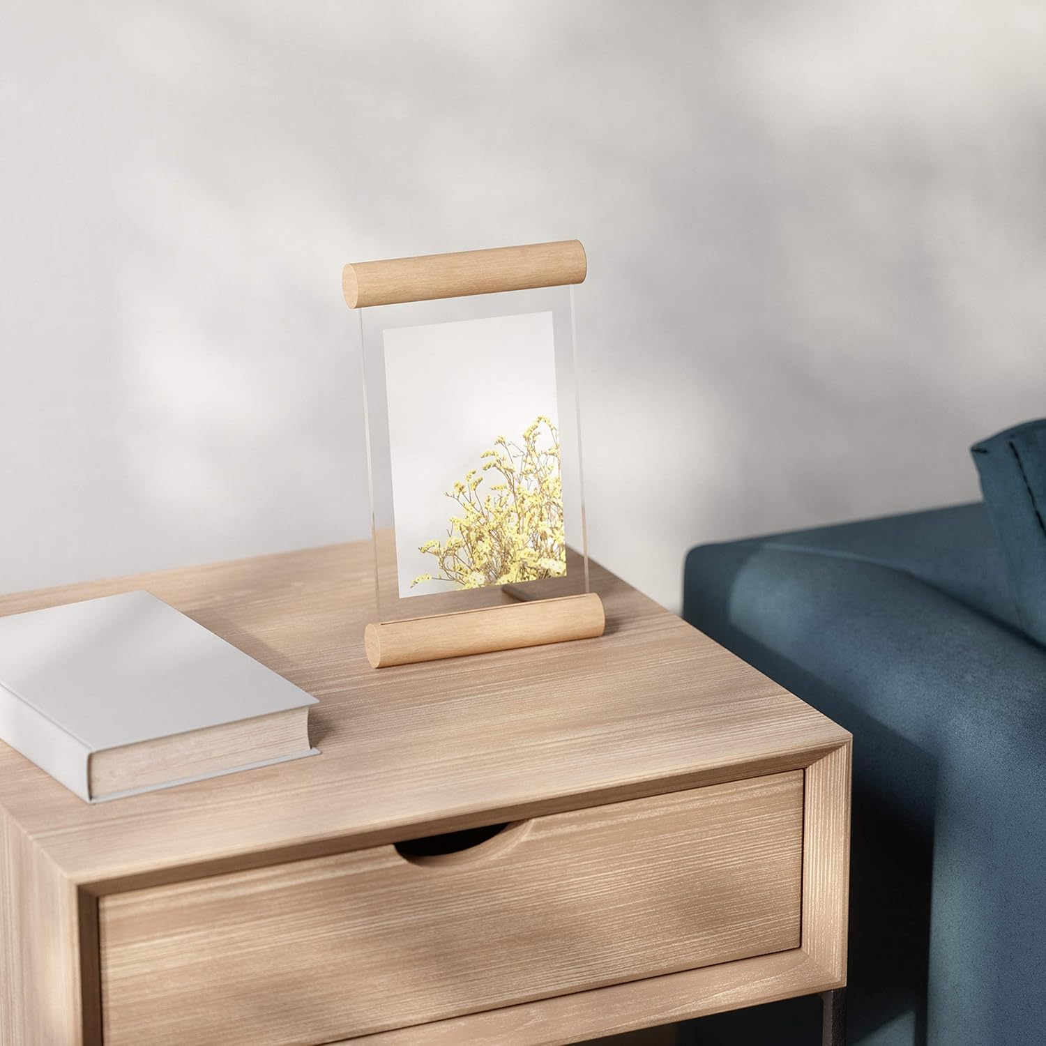 Umbra Scroll Picture Frame 4"x6", Natural