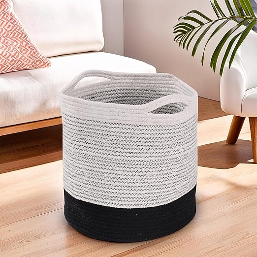 Kuber Industries Foldable 18 Inch Laundry Basket for Clothes, Bedroom