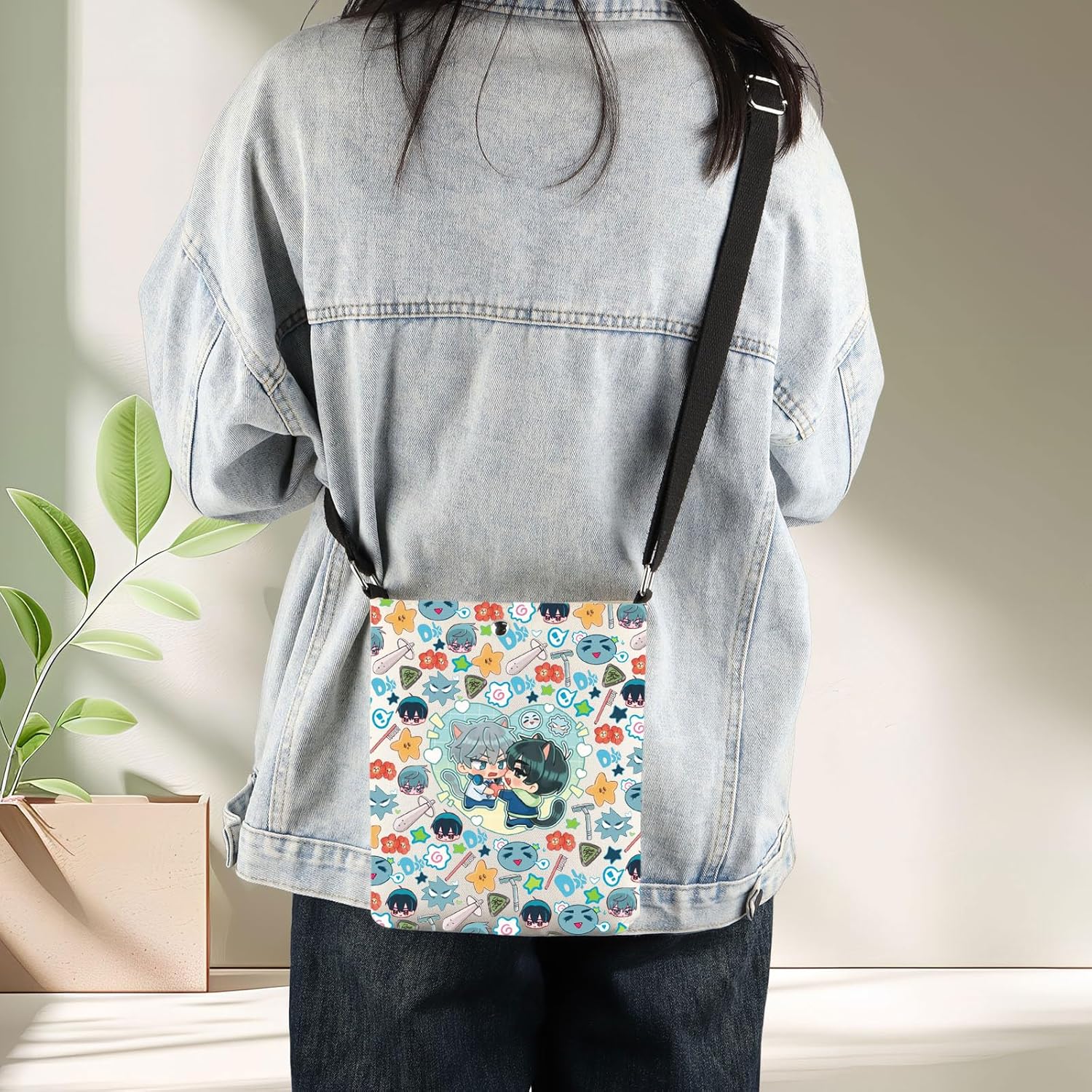 JNIAP Tillvan Crossbody Bag Tillvan Lover Gift Anime Character Shoulder Bag Korean Animation Music Messenger Bag - Image 7