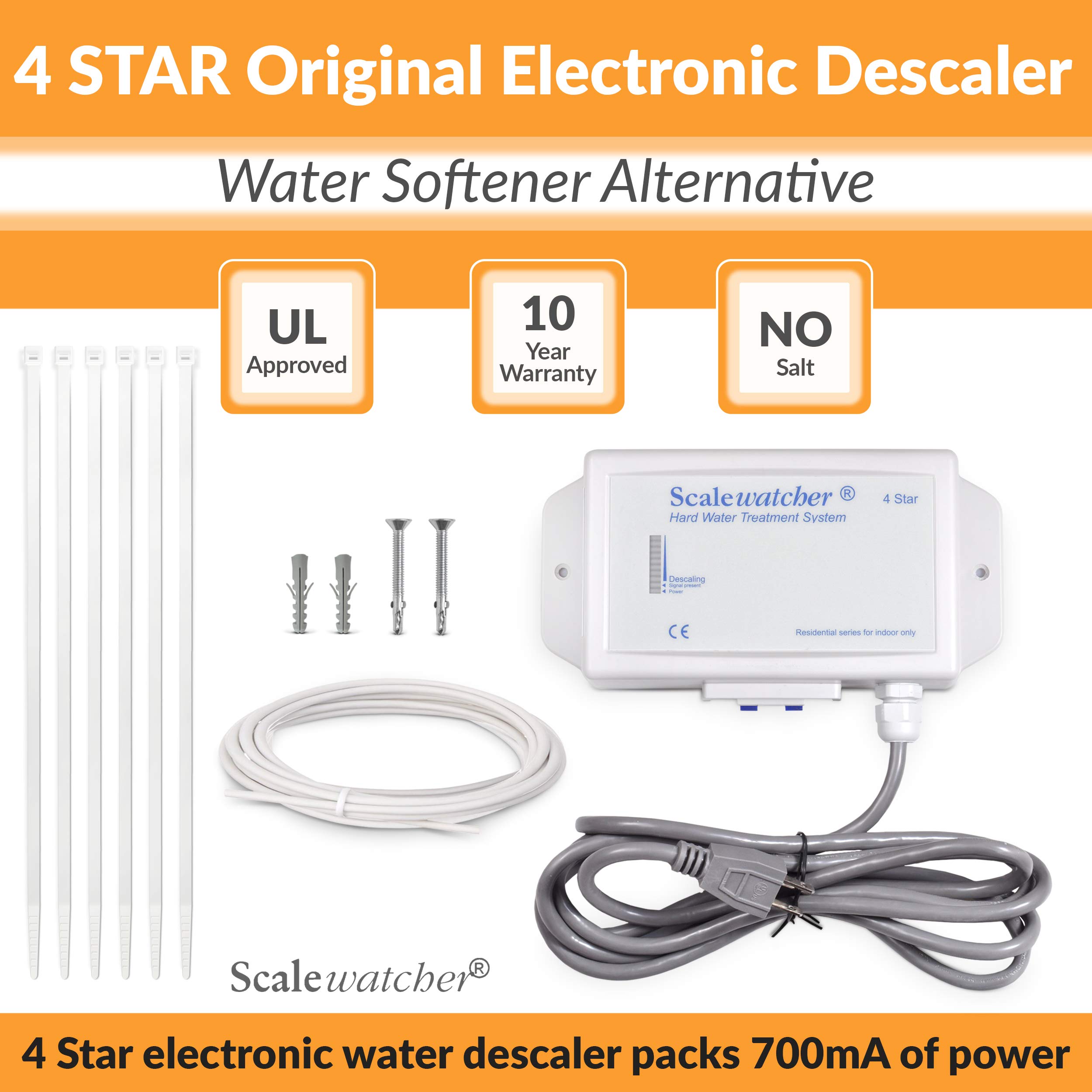 Scalewatcher Installation Buy Scalewatcher 4 Original Electronic Descaler | USA Made & Patented ...
