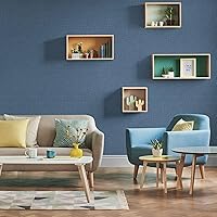 Vista 44 de Grey Wallpaper Grasscloth Peel and Stick Wallpaper 17.7inchx196.8inch Textured Peel and Stick Grasscloth Removable Grey Contact Paper for Cabinets