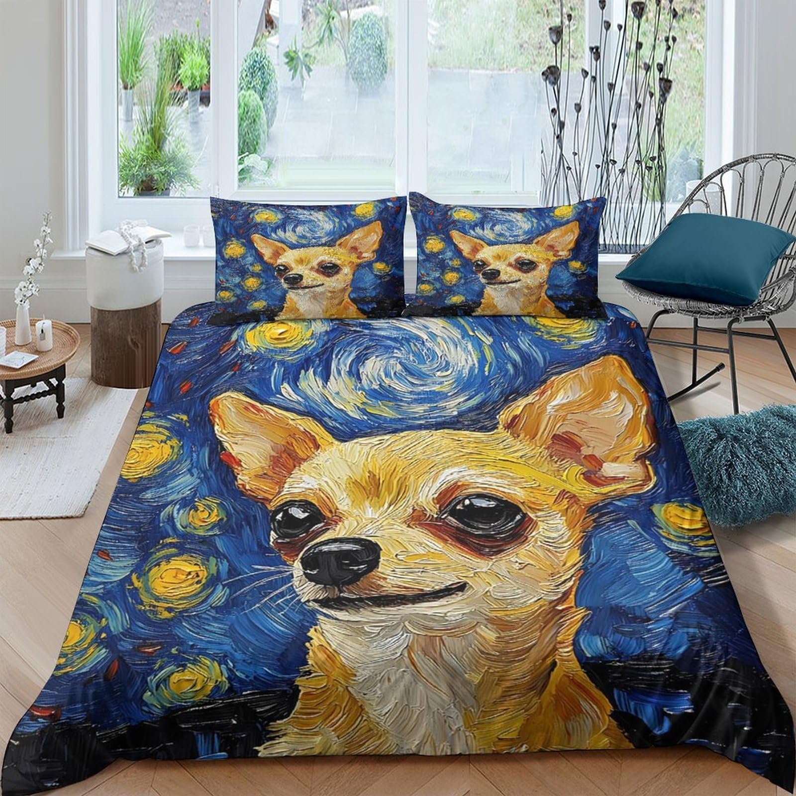 Parure de lit Chihuahua précieux pour offrir du réconfort à vos proches