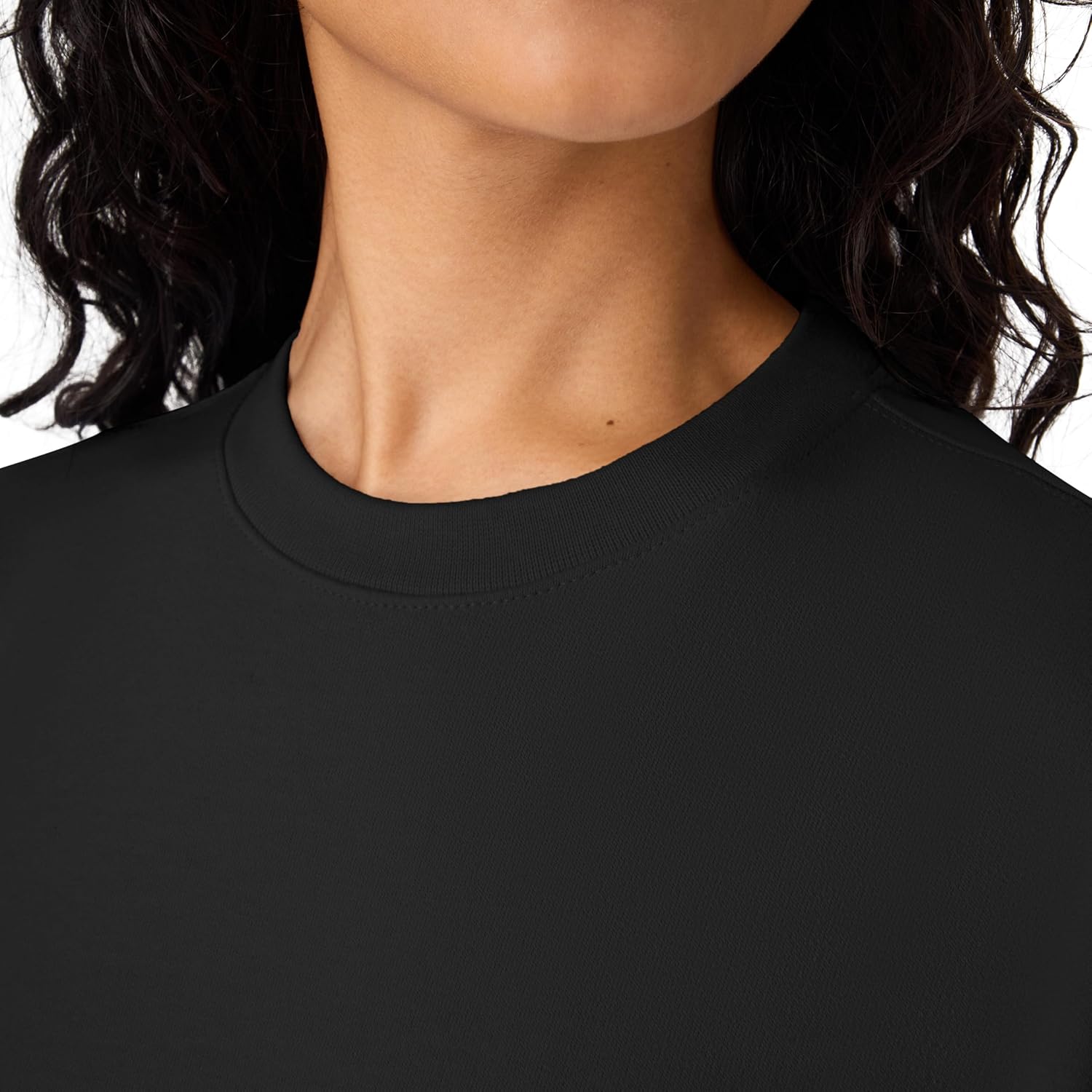 Hanes Originals Women's Fleece Sweatshirt, Midweight Sweatshirt for Women, Placed Flowers - Image 7