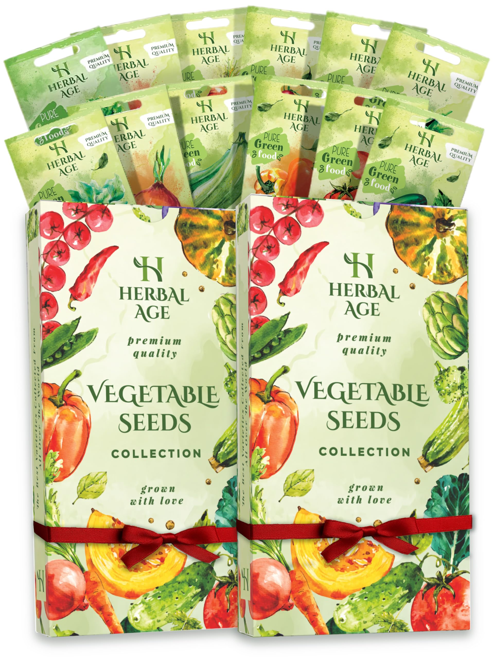 Grow Your Own Kits - 12 Vegetable Plants Seed Box: Courgette, Chilli, Tomato Seeds, 5100 Vegetable Seeds for Planting UK - Unusual Gardening Gifts for Women & Garden Gifts for Men, Allotment Gifts — view 12