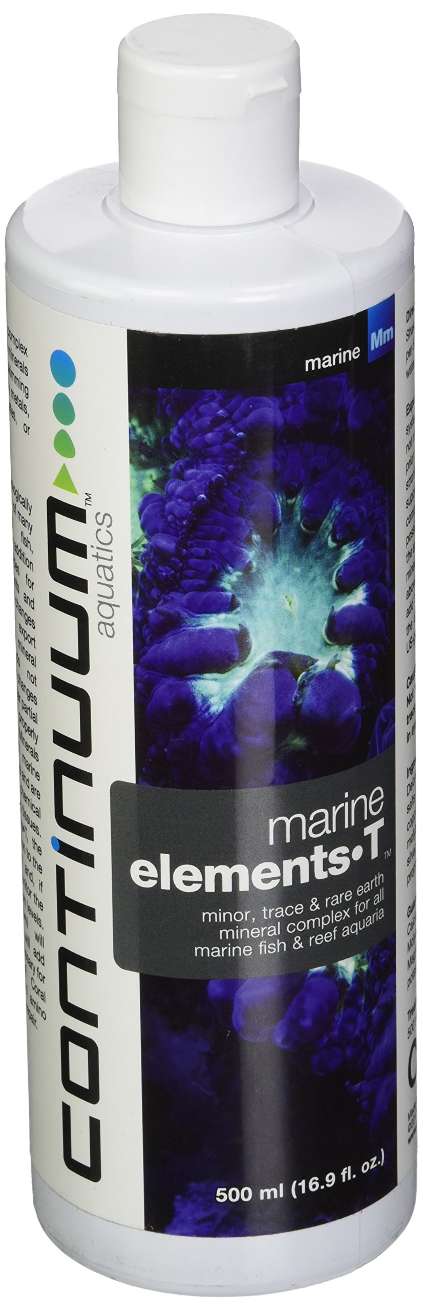 Continuum AquaticsMarine Elements T - Minor, Trace & Rare Earth Mineral Complex for All Marine & Reef Aquariums, 500-ml