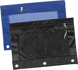 COOPHYA 2 Peças Saco De Lápis Porta-Lápis Máscara Para Os Olhos Tapa-Olhos Saco De Documentos Fichário Porta-Cartões Bolsa De Lápis Em Porta-Arquivos A Granel Com Zíper Venda B5 Saco De