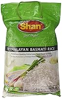 Vista 1 de Shan - Arroz basmati del Himalaya premium, (10 libras) Basmati envejecido extra largo