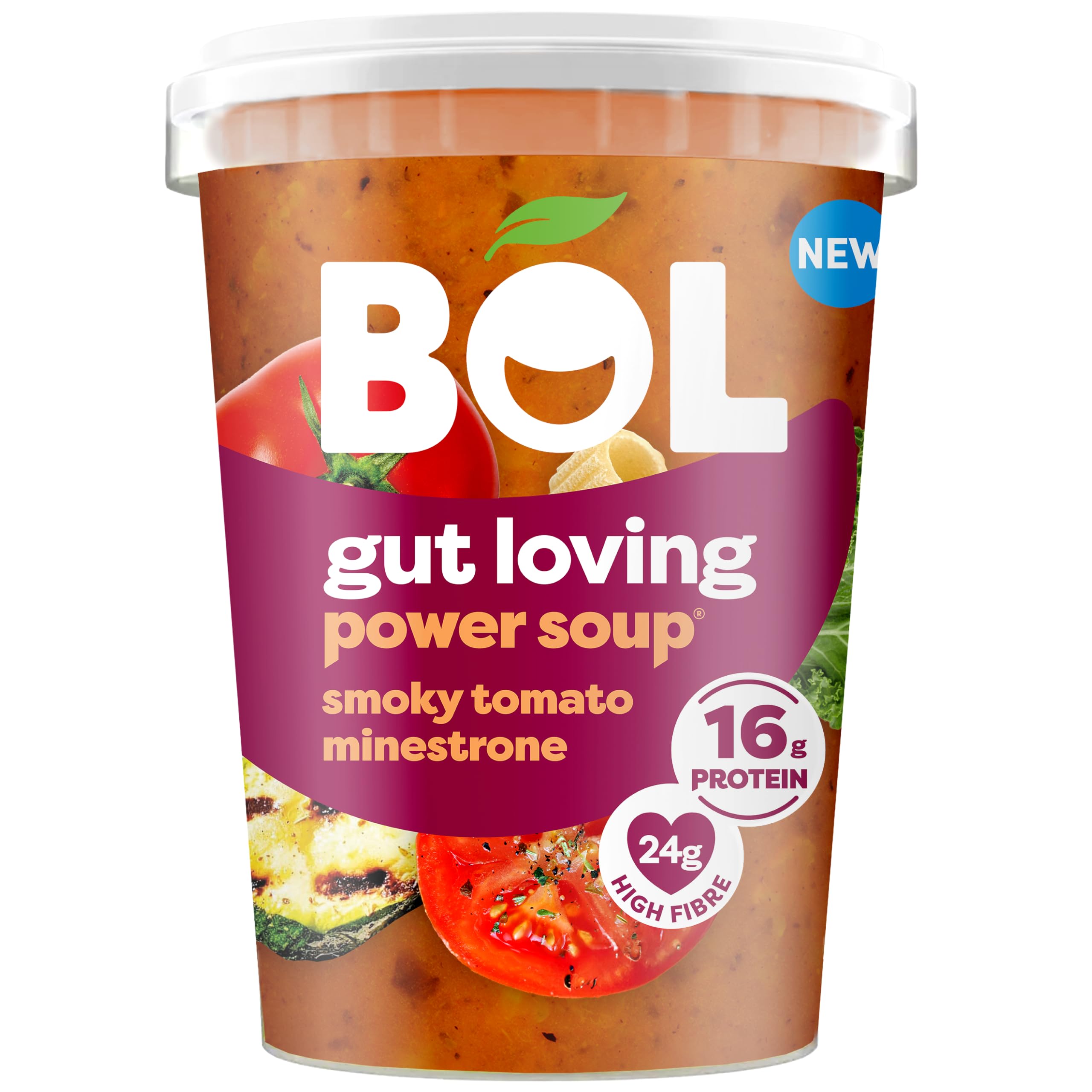BOL Gut Loving Smoky Tomato Minestrone Power Soup, 600g