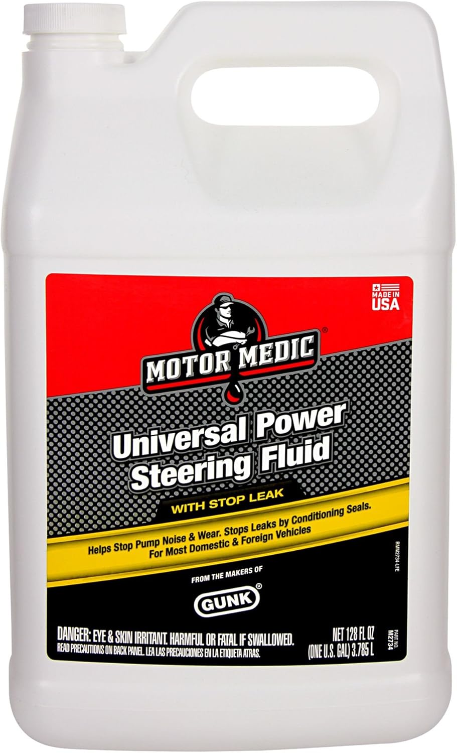 Niteo Motor Medic M2734 Universal Power Steering Fluid with