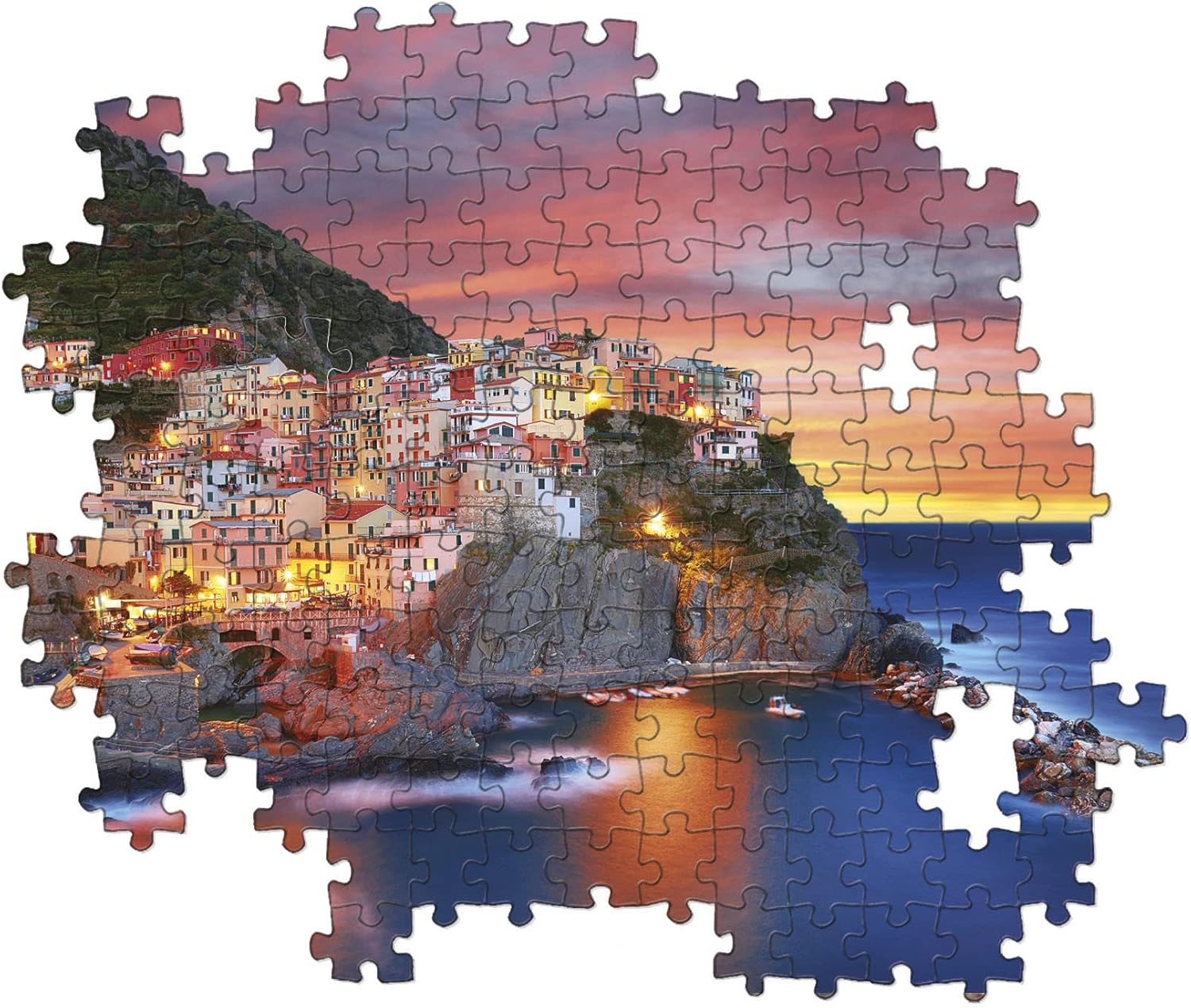 Clementoni - 39647 Collection Puzzle Manarola - Jigsaw Puzzle 1000 Pieces, Made in Italy, Jigsaw Puzzle for Adults