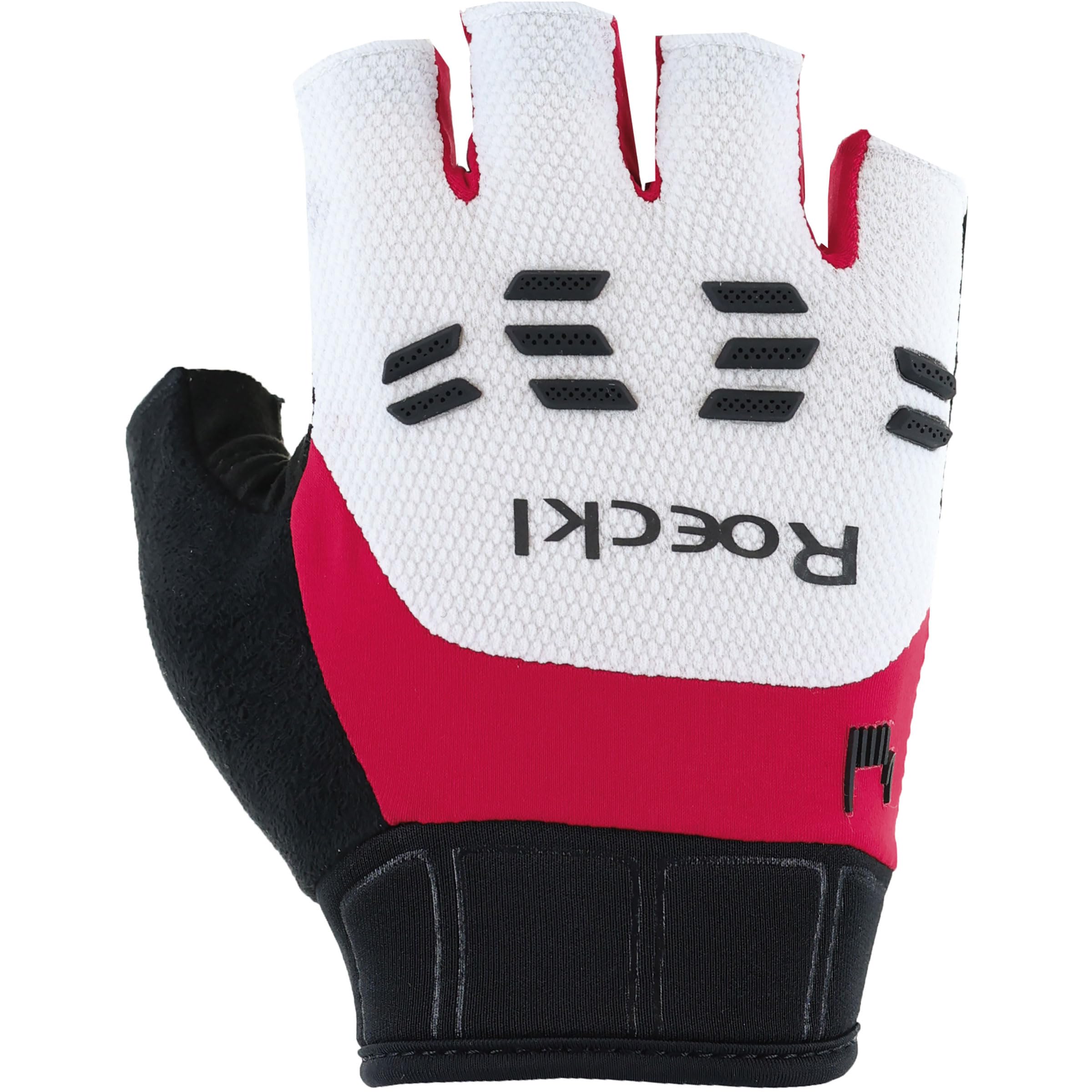 Roeckl Sports Iseler 2 Fahrrad Handschuhe kurz weiß/rot 2027: Größe: 6.5 Fashion