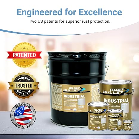 Industrial - Rust Preventive Paint for Metal - Metallic Gray, 1/4Pt