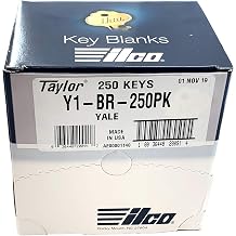 Ilco Y1-BR-250PK Key Blank, Y1 250 Bin Pack