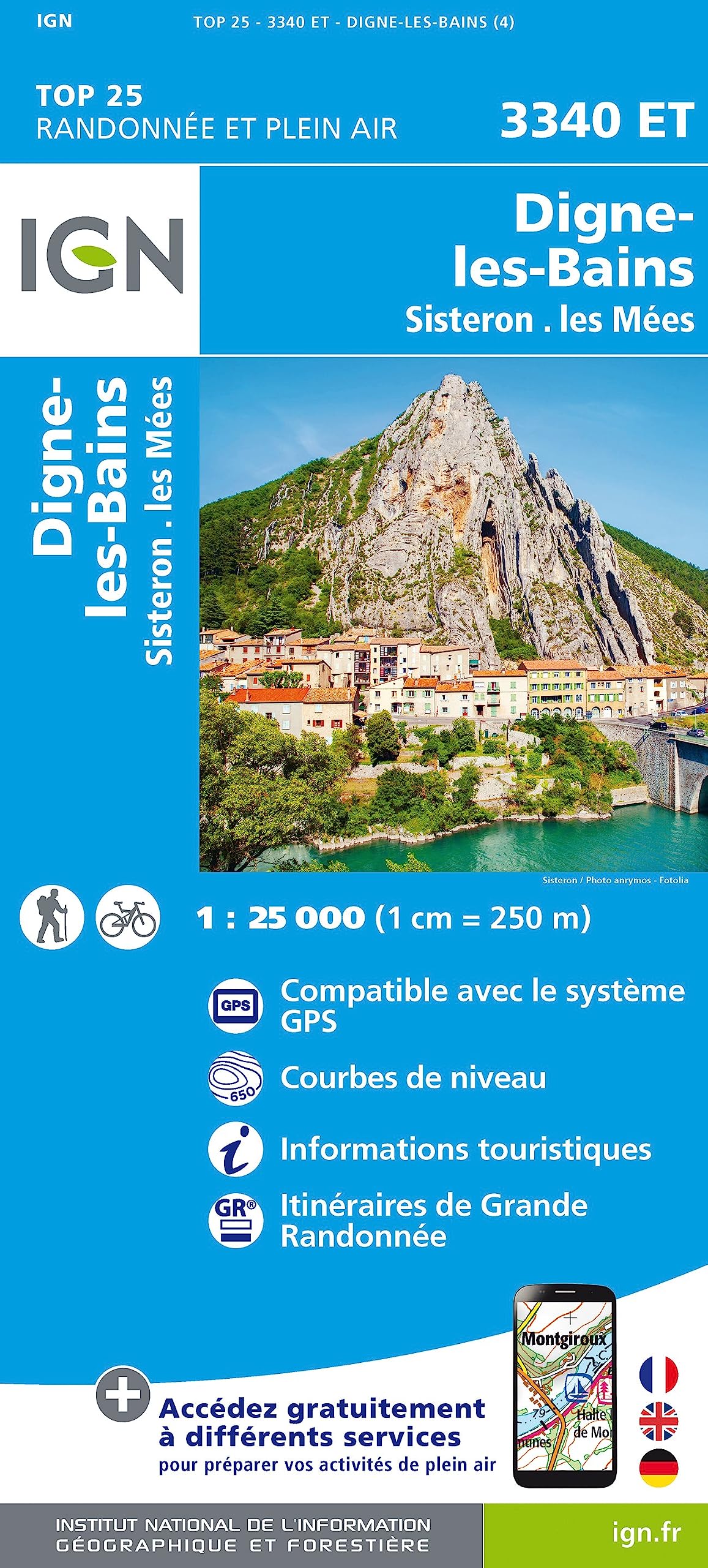 Digne-les-Bains / Sisteron / Les Mées: 3340ET (TOP 25)