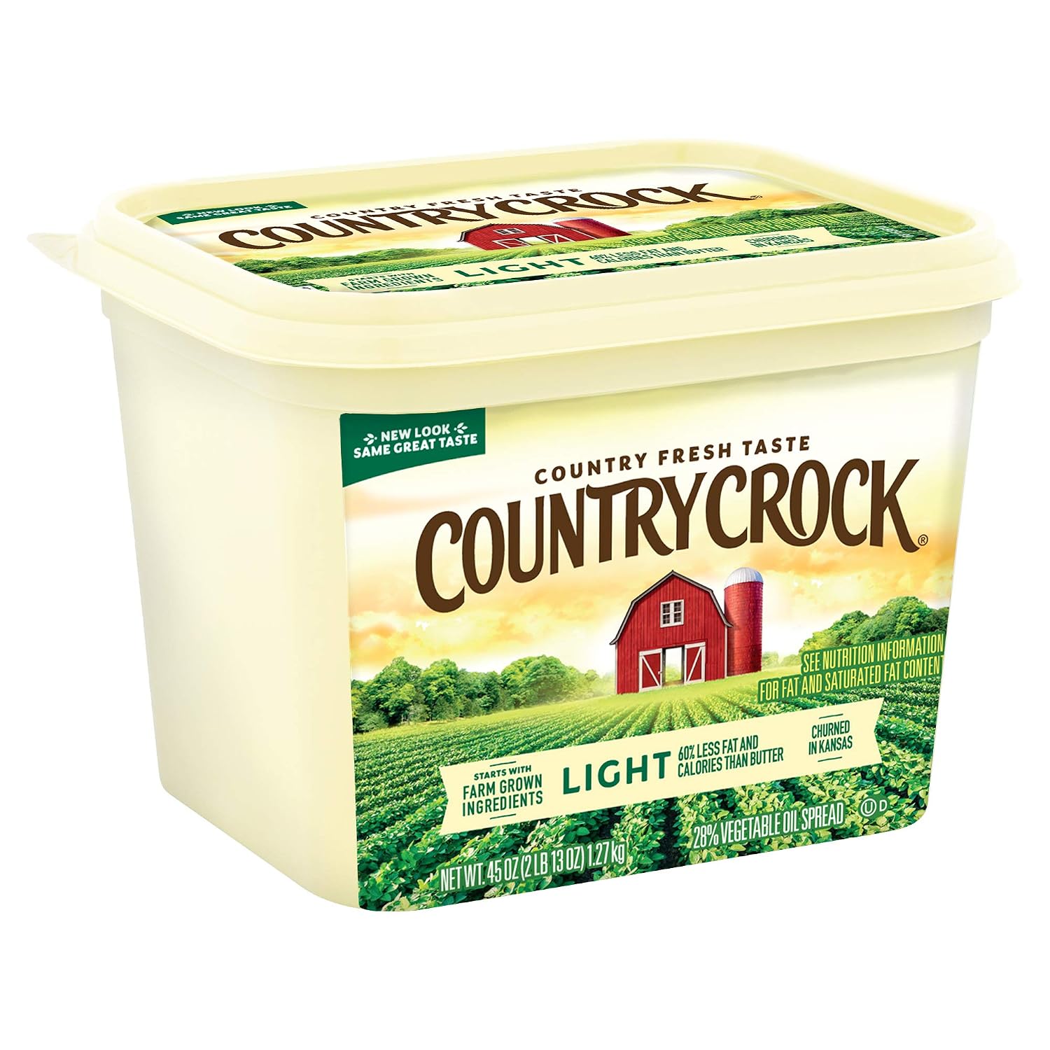 Country Crock, Light Buttery Spread, 45 oz
