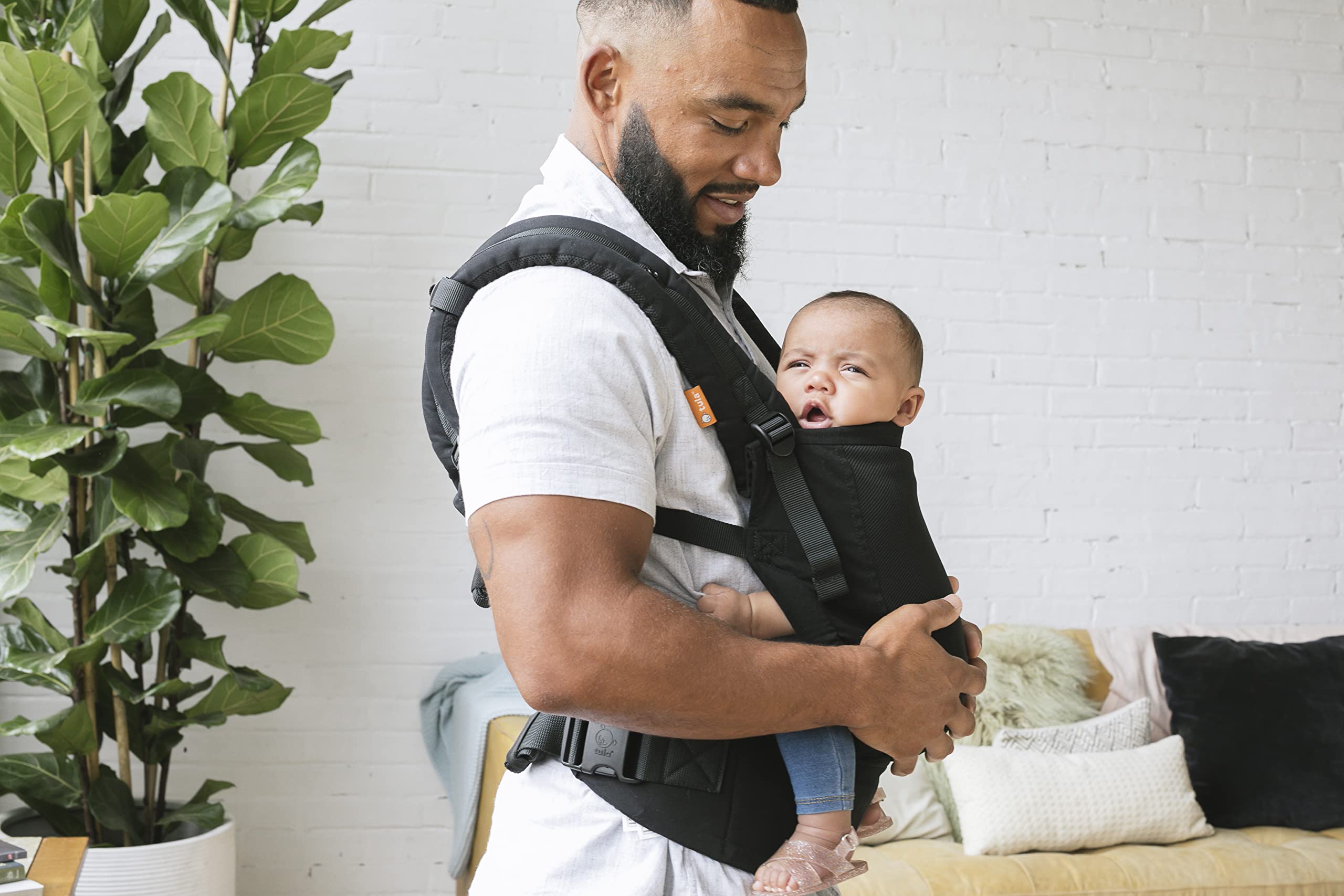 Tula Mesh Free-to-Grow marsupio neonati e bambini ergonomico, regolabile dalla nascita, marsupio porta bebe estivo, transpirable, due posizioni, schiena, per 3,2-20,4 kg, Urbanista