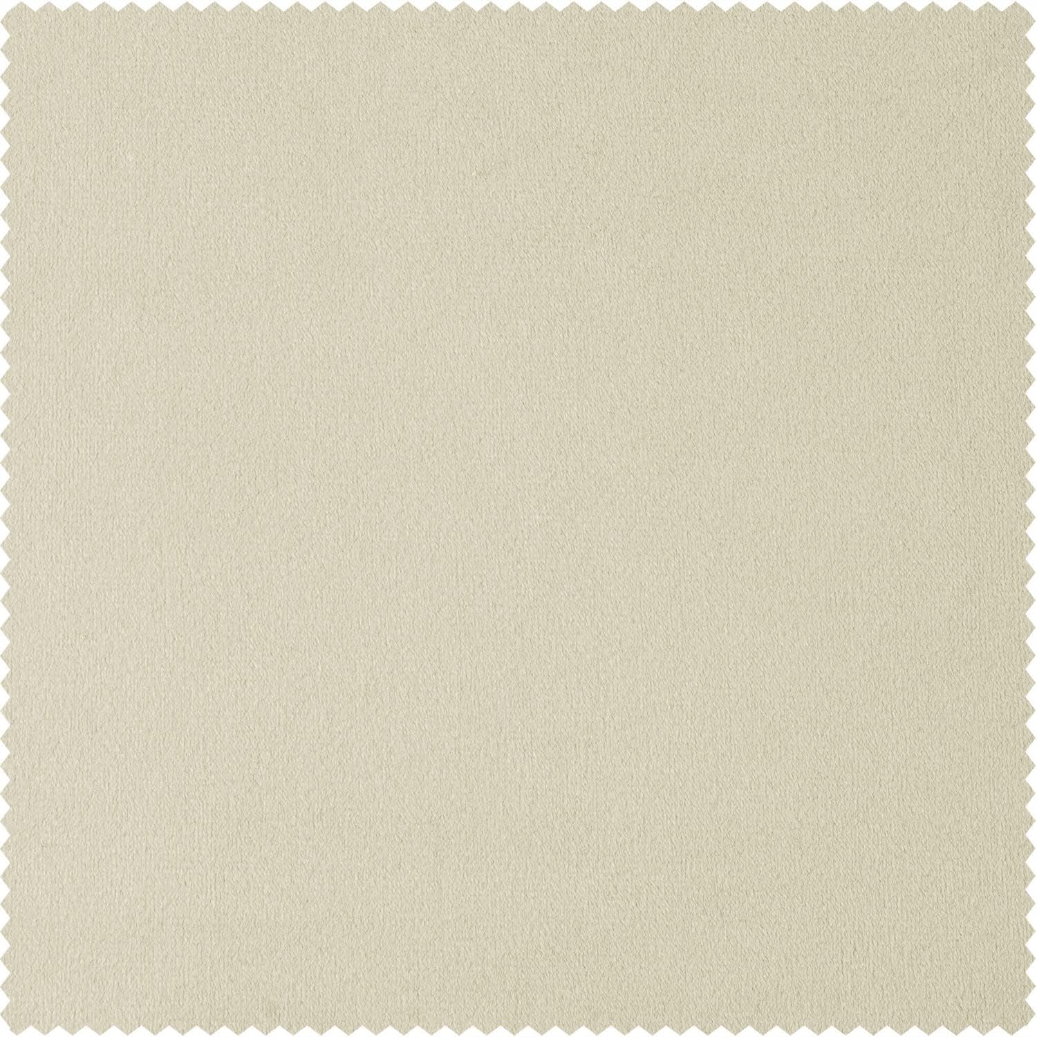 HPD Half Price Drapes Cushion Cover 18 x 18 Signature Velvet - VPCH-120601-CC18PR - Pair, Alabaster Beige