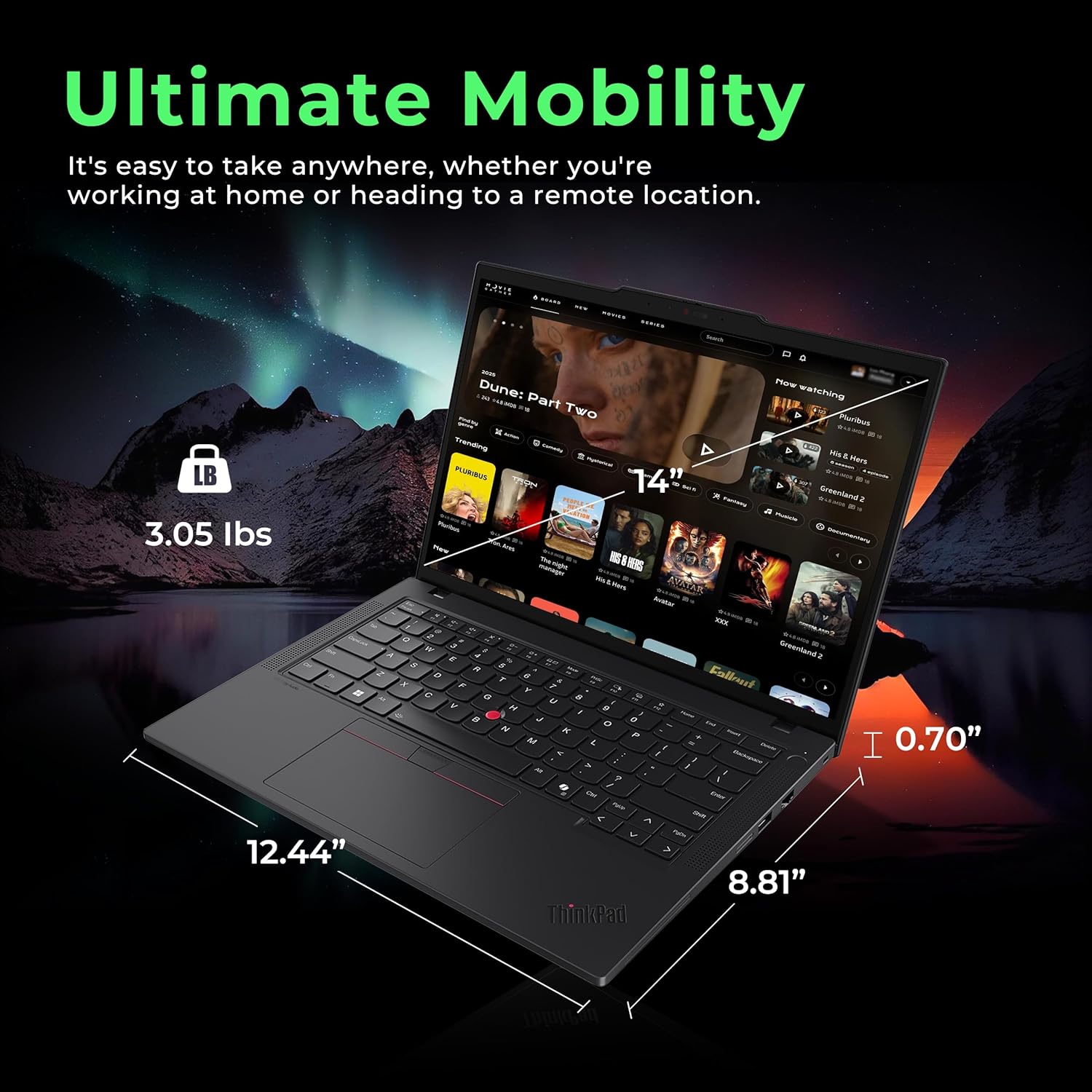 Lenovo ThinkPad T14 G5 14" WUXGA Laptop, Intel Ultra 7 165U, 32GB DDR5 RAM, 2TB Storage(1TB SSD+1TB Docking Station Set), Intel Graphics, Backlit Keyboard, Fingerprint, Wi-Fi 6E, Win 11 Pro, Black