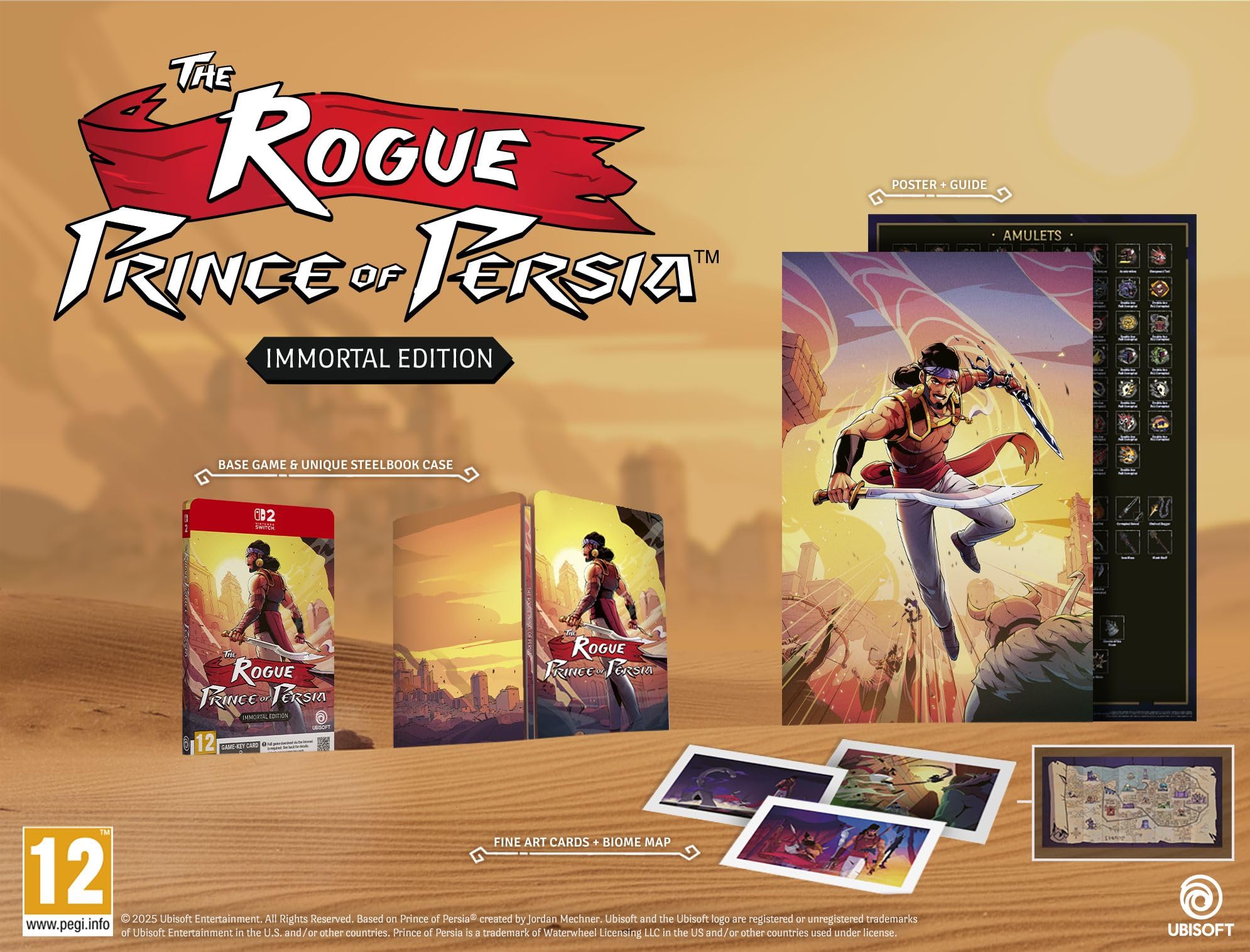 The Rogue Prince of Persia: Immortal Edition - Switch 2 [Nintendo Switch 2 - Key Card]
