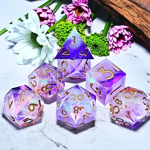 Miniatura 6 de Juego de dados de metal D&D, poliedro DND7 Dungeons and Dragons Metal DND, adecuado para Pathfinder RPG Shadow Run Savage World y otros juegos de rol