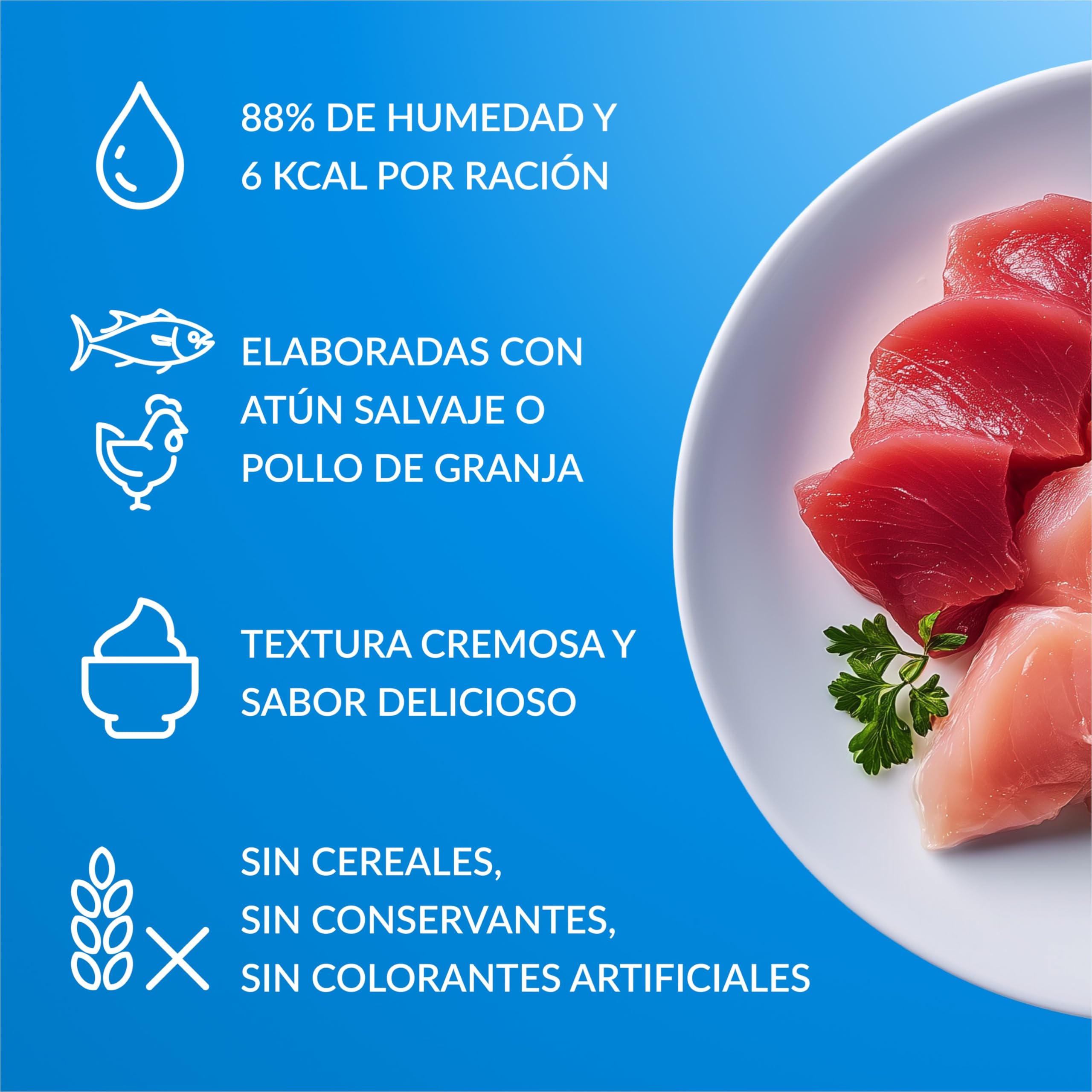 INABA Churu Gatos - 6 Recetas de Snacks Saludables a Base de Atún y Pollo - Deliciosos Premios con Textura Suave y Cremosa - Natural, Sin Cereales, Sin Colorantes - 1,68kg (120 Tubos x 14g)