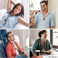 Vista 7 de BLANK AREA Masajeador de cuello colgante, mini masajeador de cuello inteligente, masajeador de cuello con calor, masajeador eléctrico portátil