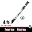 Franklin Sports Seattle Kraken NHL Mini Soft Hockey Stick Set - NHL Team Soft Foam Mini Hockey Stick and Ball Set - Great Toy for Kids