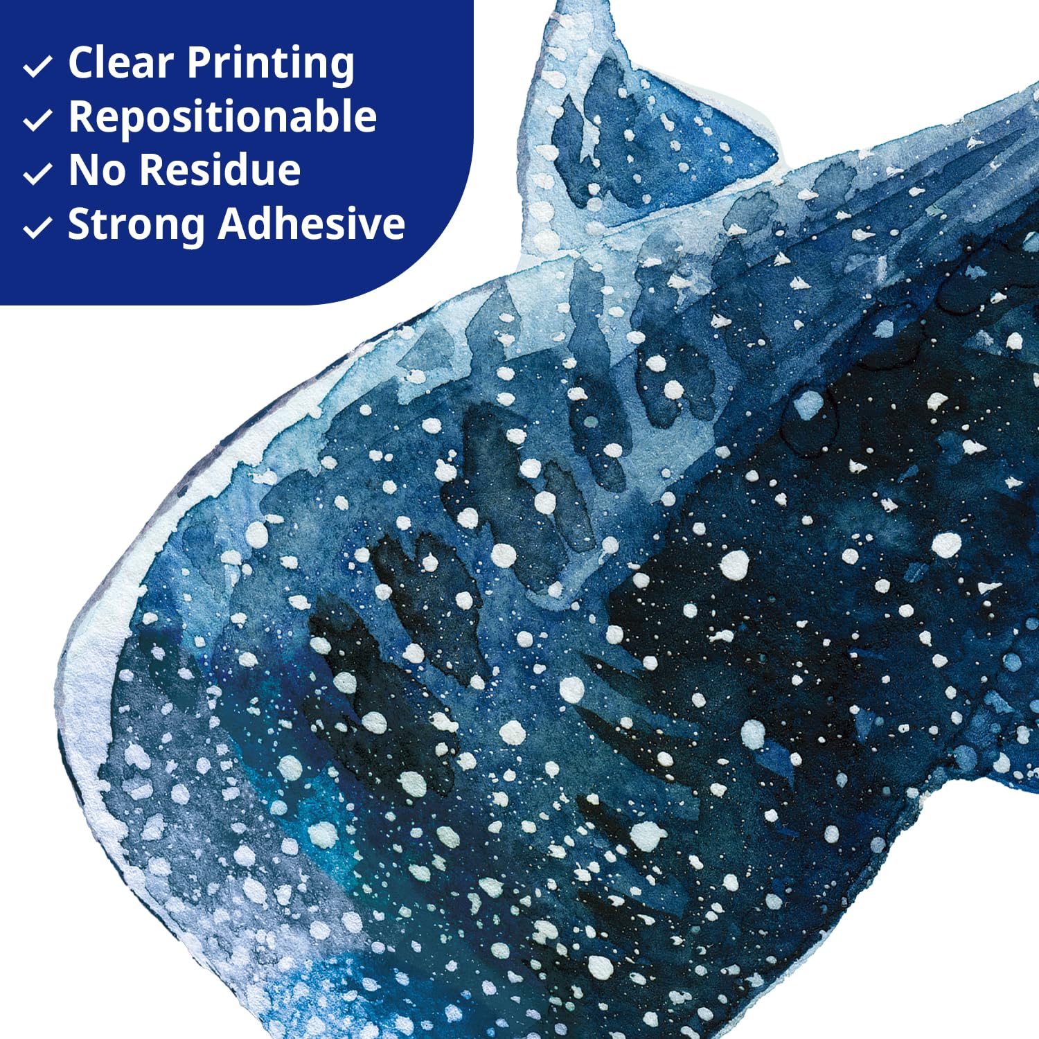 DECOWALL Under the Sea Large Wall Stickers Whale, Shark & Sea Creature Decals for Kids Bedroom Bathroom & Nursery Decor - Image 4