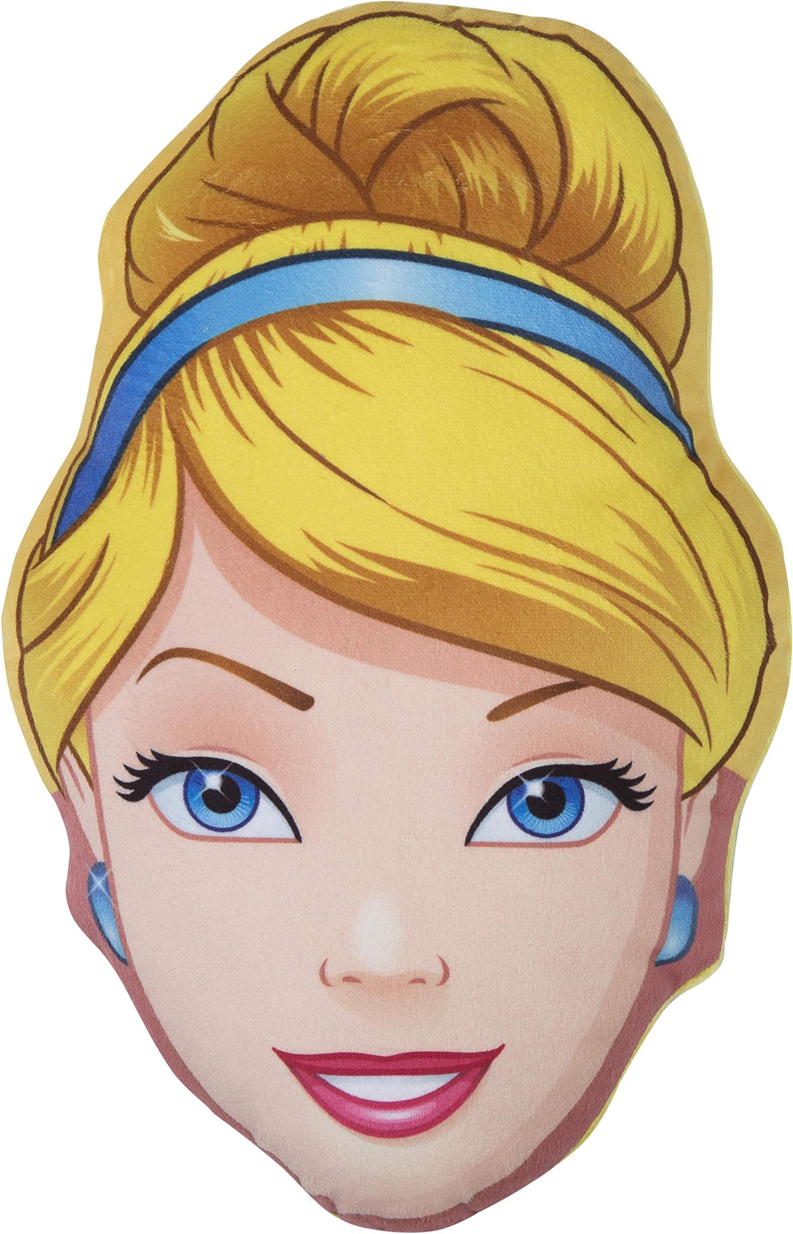 Cysincos Cinderella Head Shape Cushion with LED LIghting - Print
