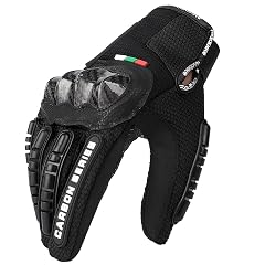 Motorcycle Gloves for Men and Women - Motorbike Powersports Racing Gloves with Hard Knuckle Protection Touchscreen Non-Slip Palm