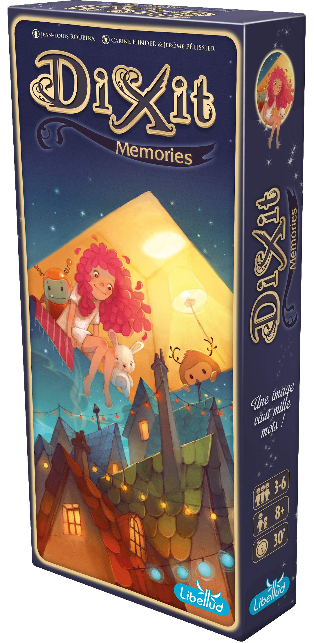 Libellud, Dixit - Estensione: Memories (Edizione 2022), Gioco di Comunicazione, Età: 8+ , 3-6 Giocatori, Tempo di Partita: 30 min, Edizione in Lingua Francese
