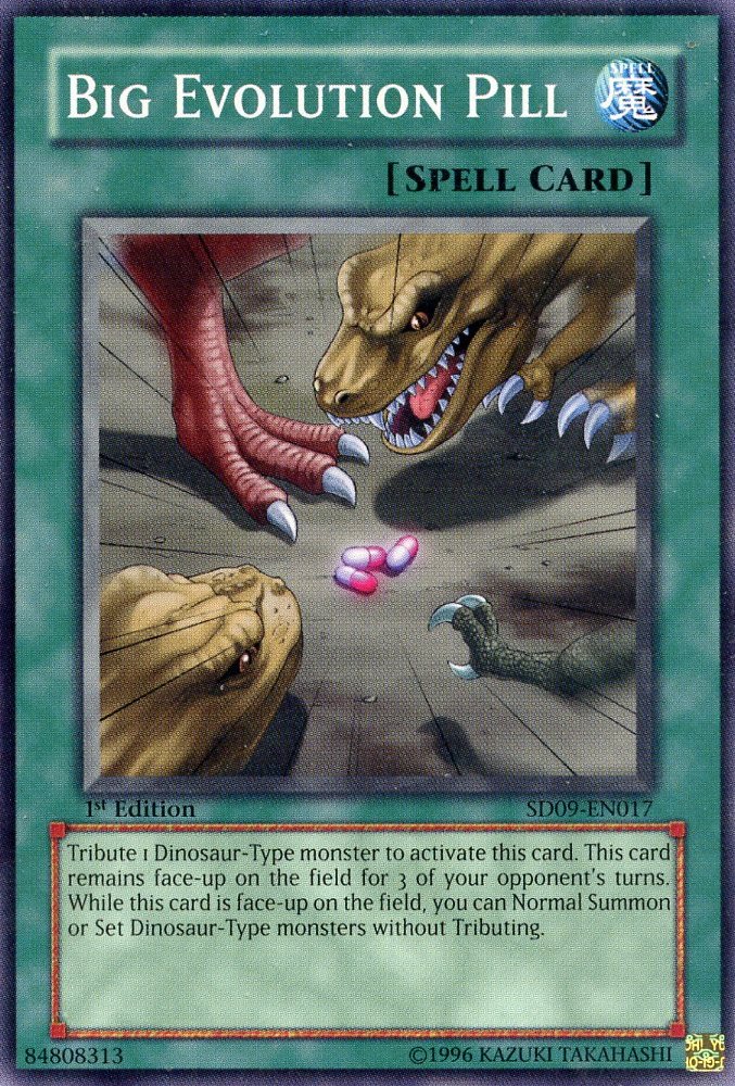 Yu-Gi-Oh! - Big Evolution Pill (SD09-EN017) - Structure Deck 9: Dinosaur's Rage - 1st Edition - Common